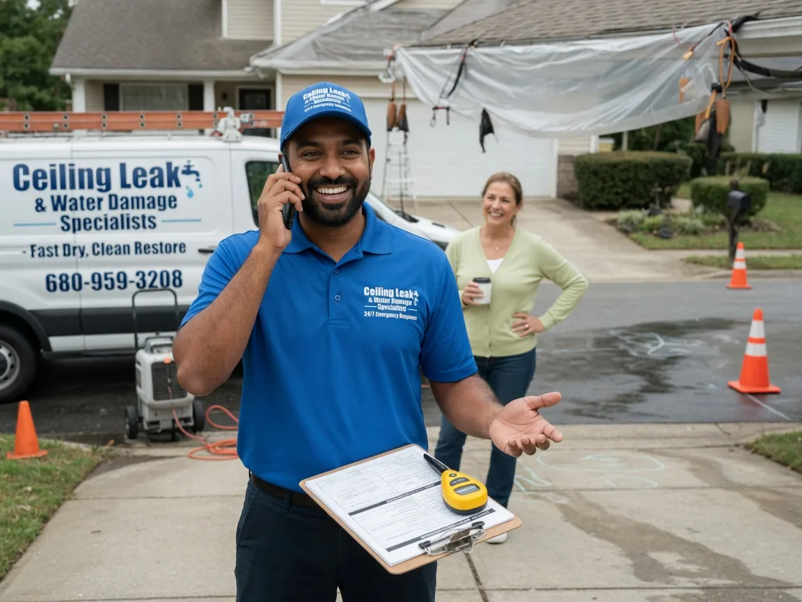 Ceiling Leak Cleanup Church Rock, NM FAQs